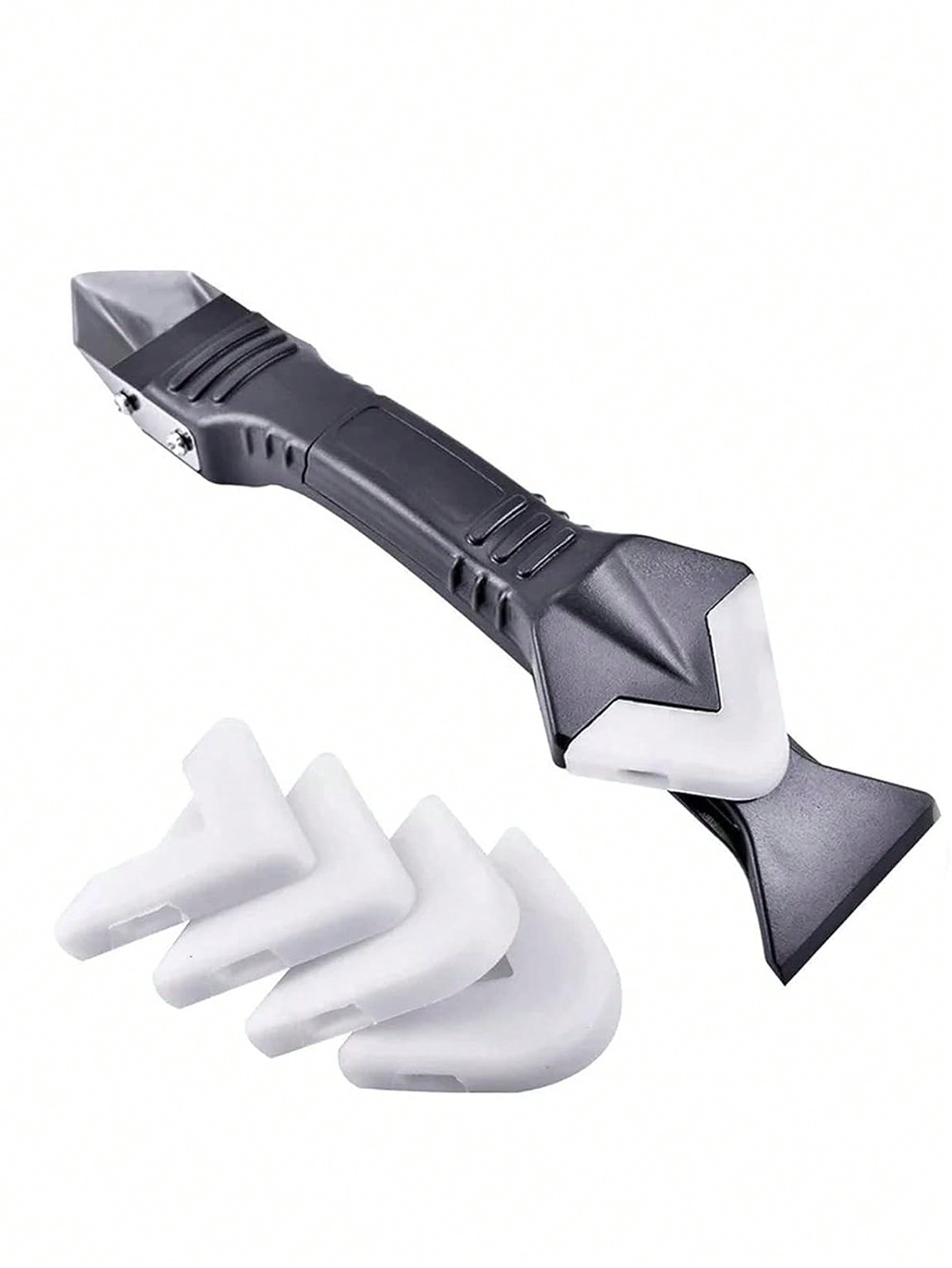 Silicone Spatula Set - 5-in-1 Silikon-Spatel Fensterreinigungswerkzeug Dichtungsmittel-Glätter Abzieher Silikon-Organizer