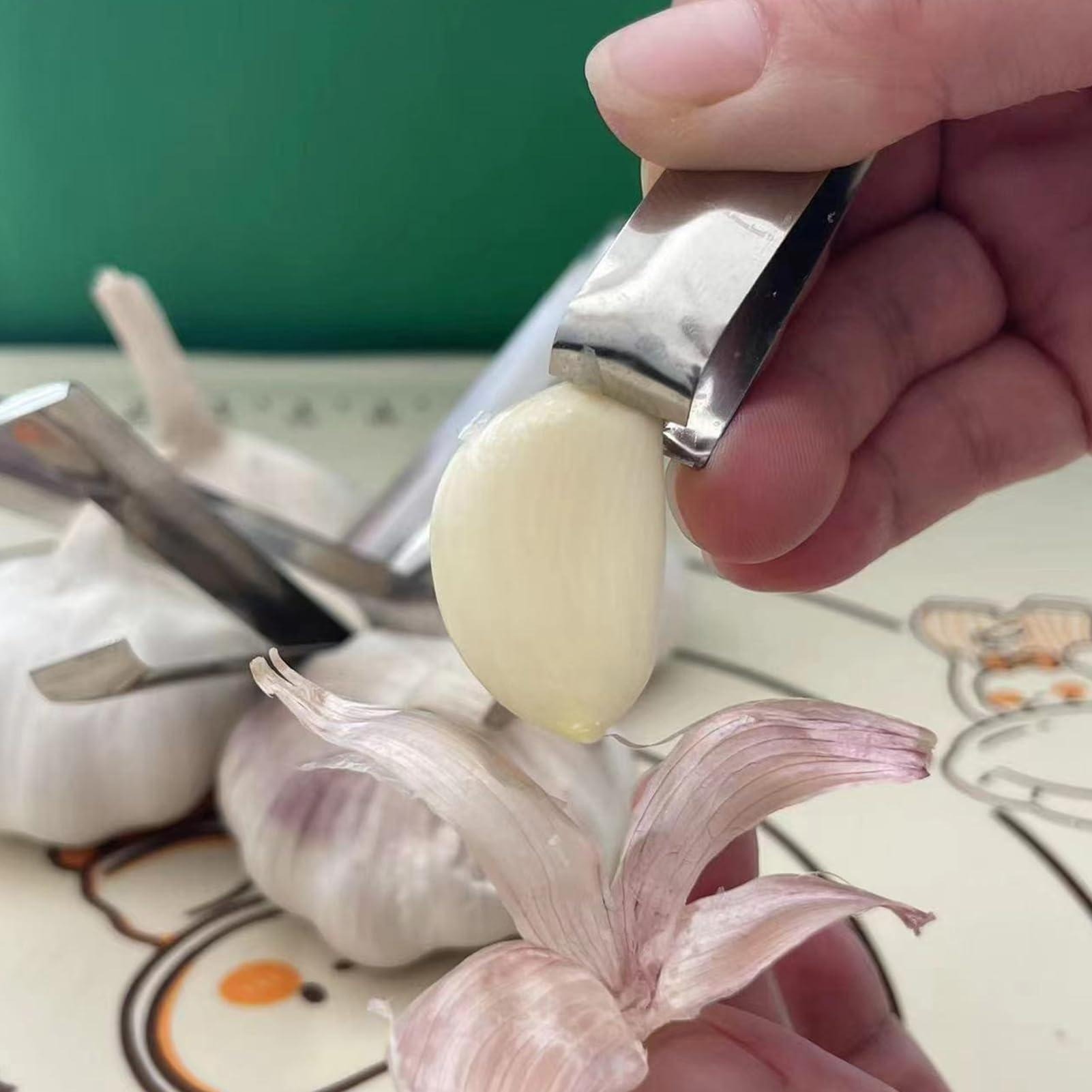 Kitchen Gadgets Garlic - 1-teiliges Küchen-Set mit Knoblauchschäler und Fischgrätenpinzette