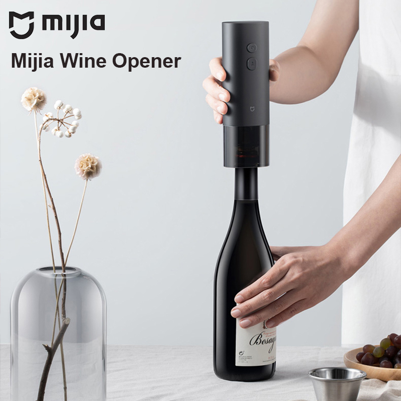 Kitchen Gadgets Electric - MIJIA Elektrischer Weinflaschenöffner mit Folienabschneider -