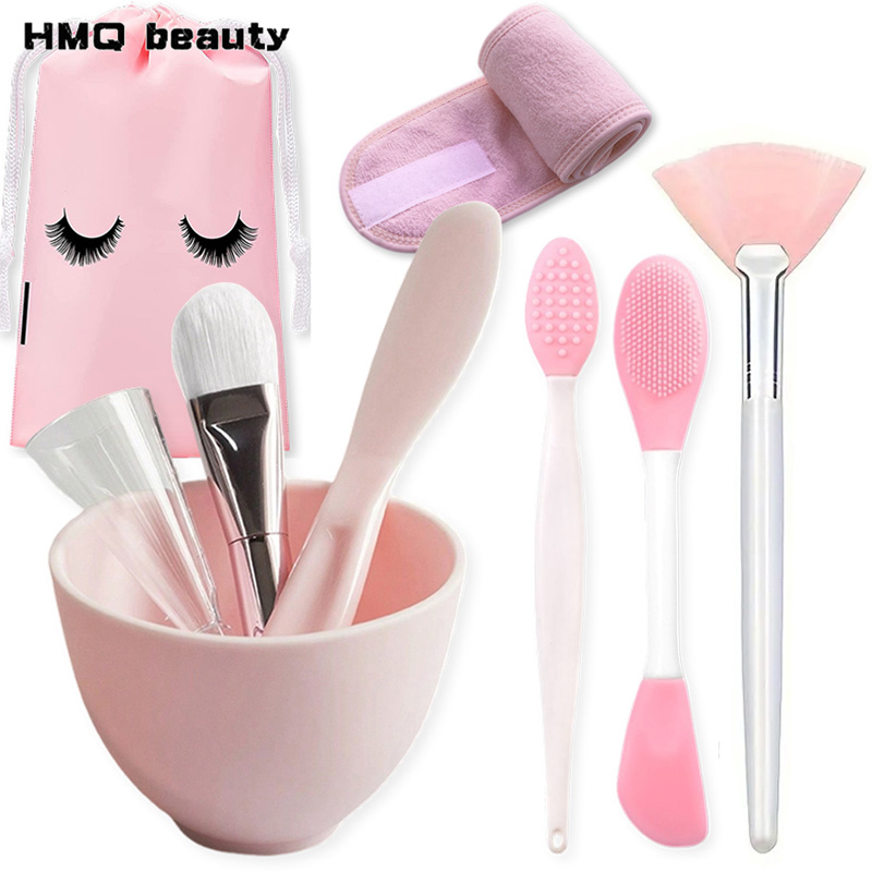 Silicone Spatula Set - 9 teile/satz Silikon Gesichtsmaske Rührschüssel Set