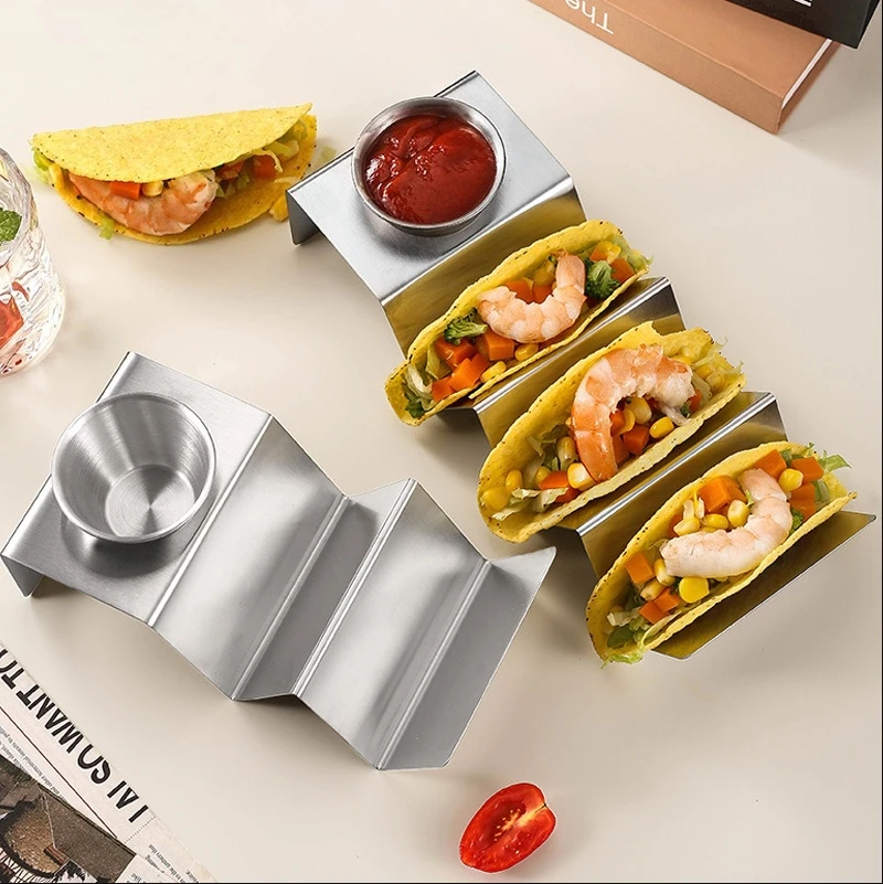 Kitchen Gadgets Of 2025 - 2025 heißer Edelstahl Taco Halter mexikanischen