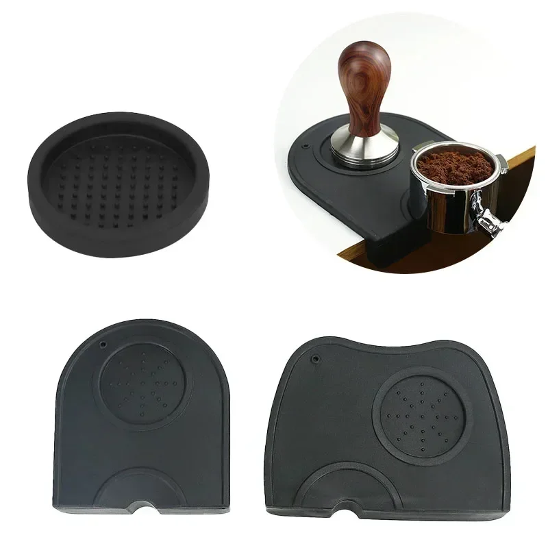 Kitchen Gadgets Deals - Kaffeepulver-Pad, rutschfeste Silikon-Stampfstation, Espresso-Matte für Zuhause,