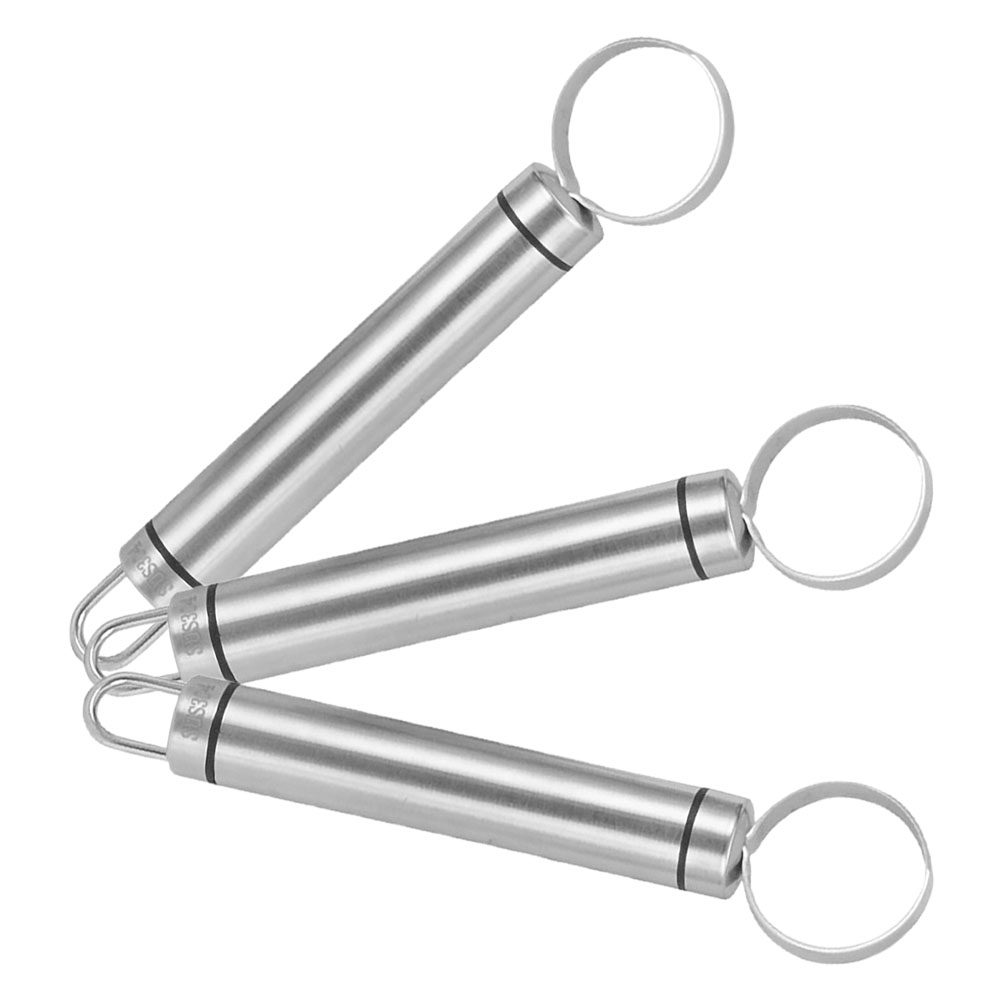Cherry Pitter Tool - 3-teiliges Edelstahl-Entkernungsset für Obst, Küchenwerkzeug zum