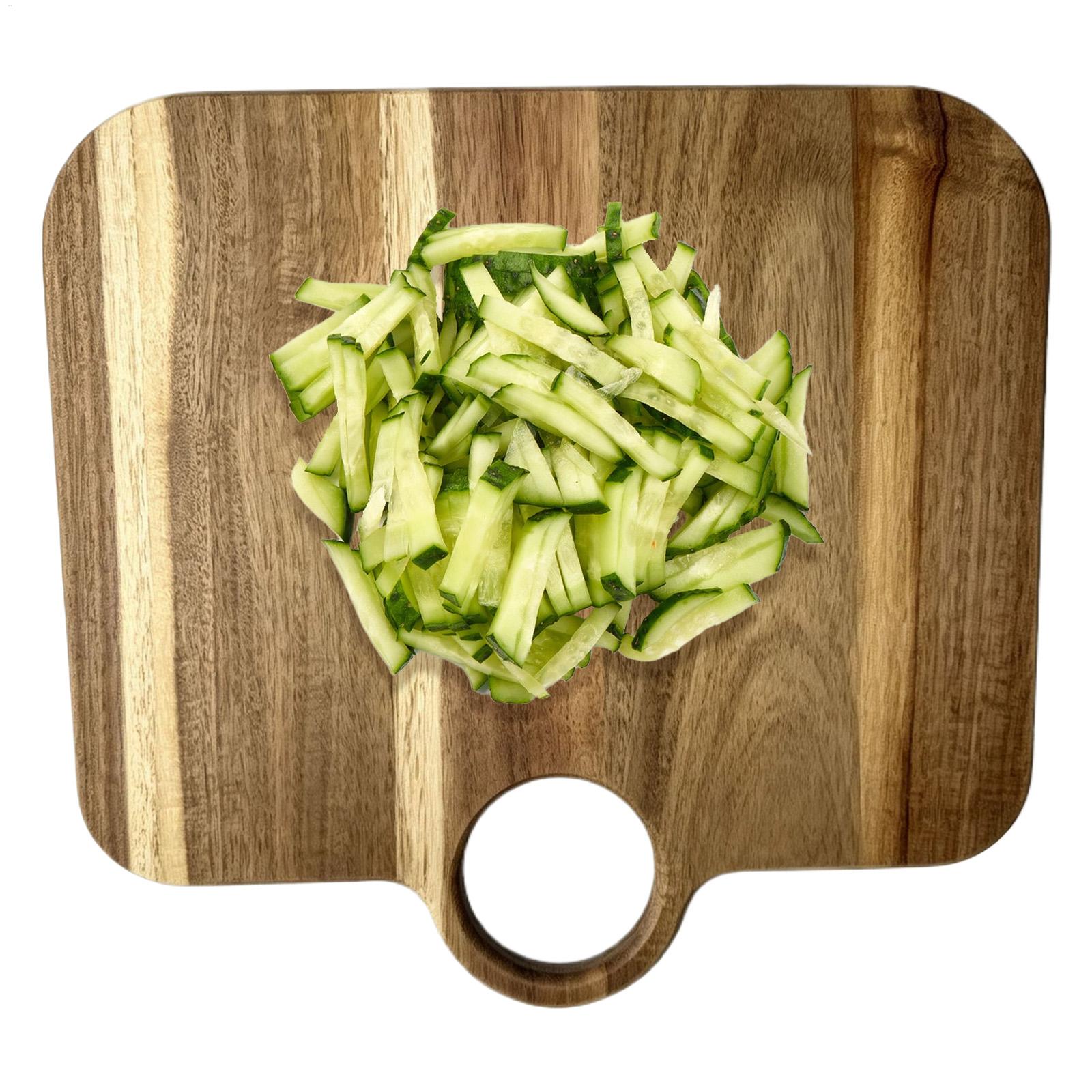 Bamboo Cutting Board - Küchen-Schneidebrett, rutschfest, dekorativ, in Taschen- oder