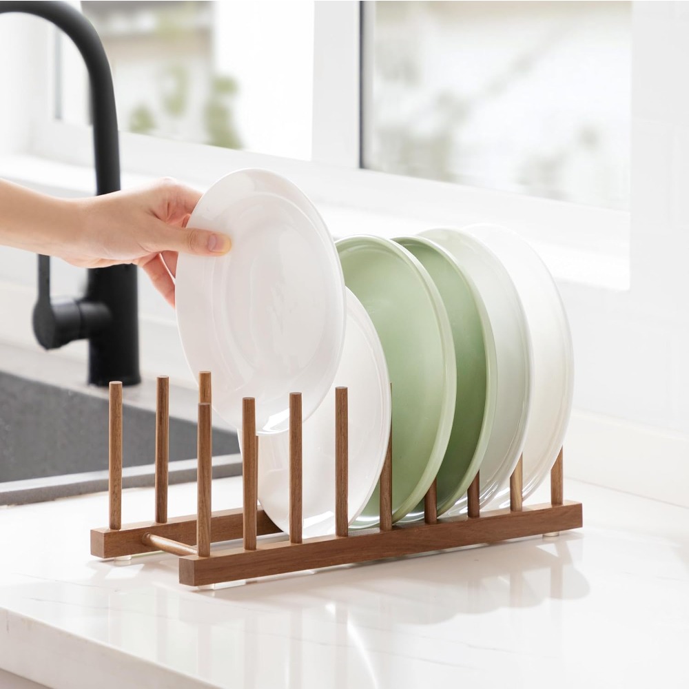 Bamboo Cutting Board - Abtropfgestell aus Akazienholz für Schränke –