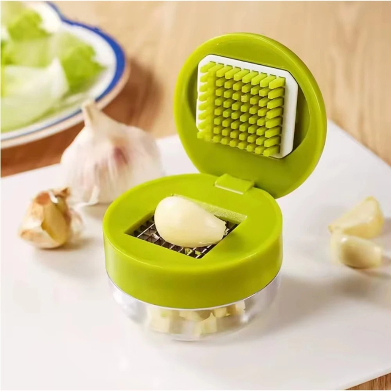 Kitchen Gadgets Garlic - Knoblauchpresse und -zerkleinerer, Manueller Knoblauchhacker mit