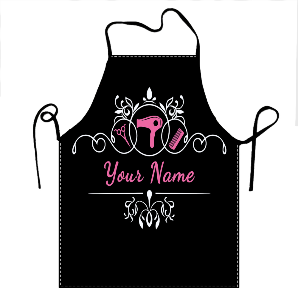 Kitchen Gadgets Name - Friseursalon-Schürze, personalisierter Name oder Slogan, Logo,