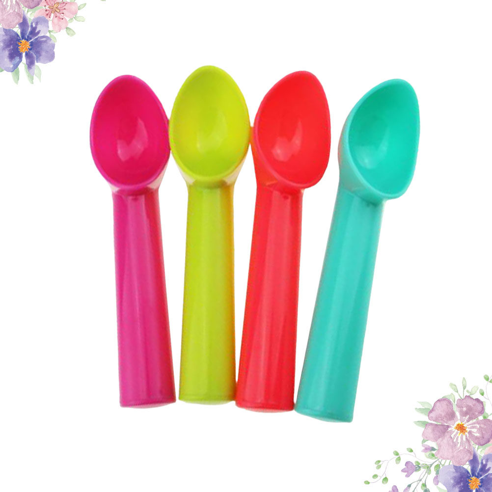 Kitchen Gadgets In - 4-teiliges Set Eisportionierer Ergonomische Plastiklöffel für