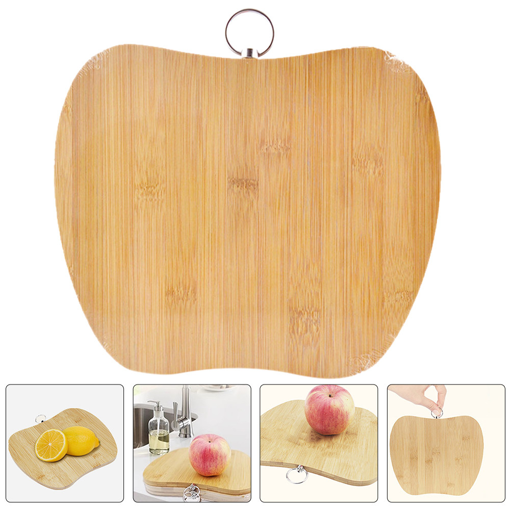 Bamboo Cutting Board - 2-teiliges Set Geformte Bambus-Schneidebretter, Mini-Schneidebretter für