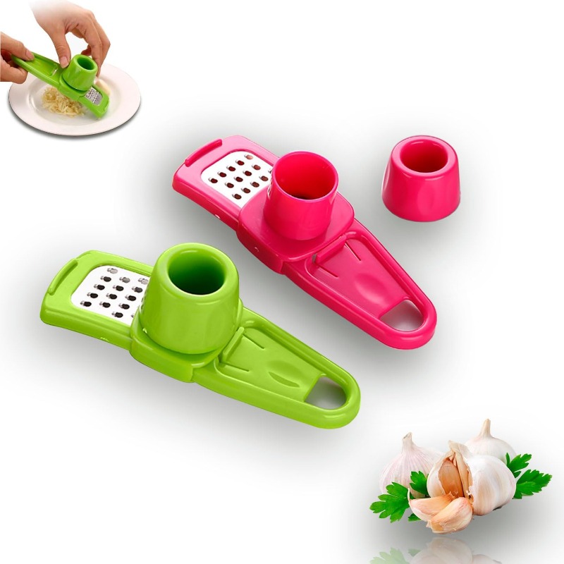 Kitchen Gadgets Garlic - Handgepresster Knoblauchzerkleinerer, manuelles Knoblauch-Hack- und Zerkleinerungswerkzeug,