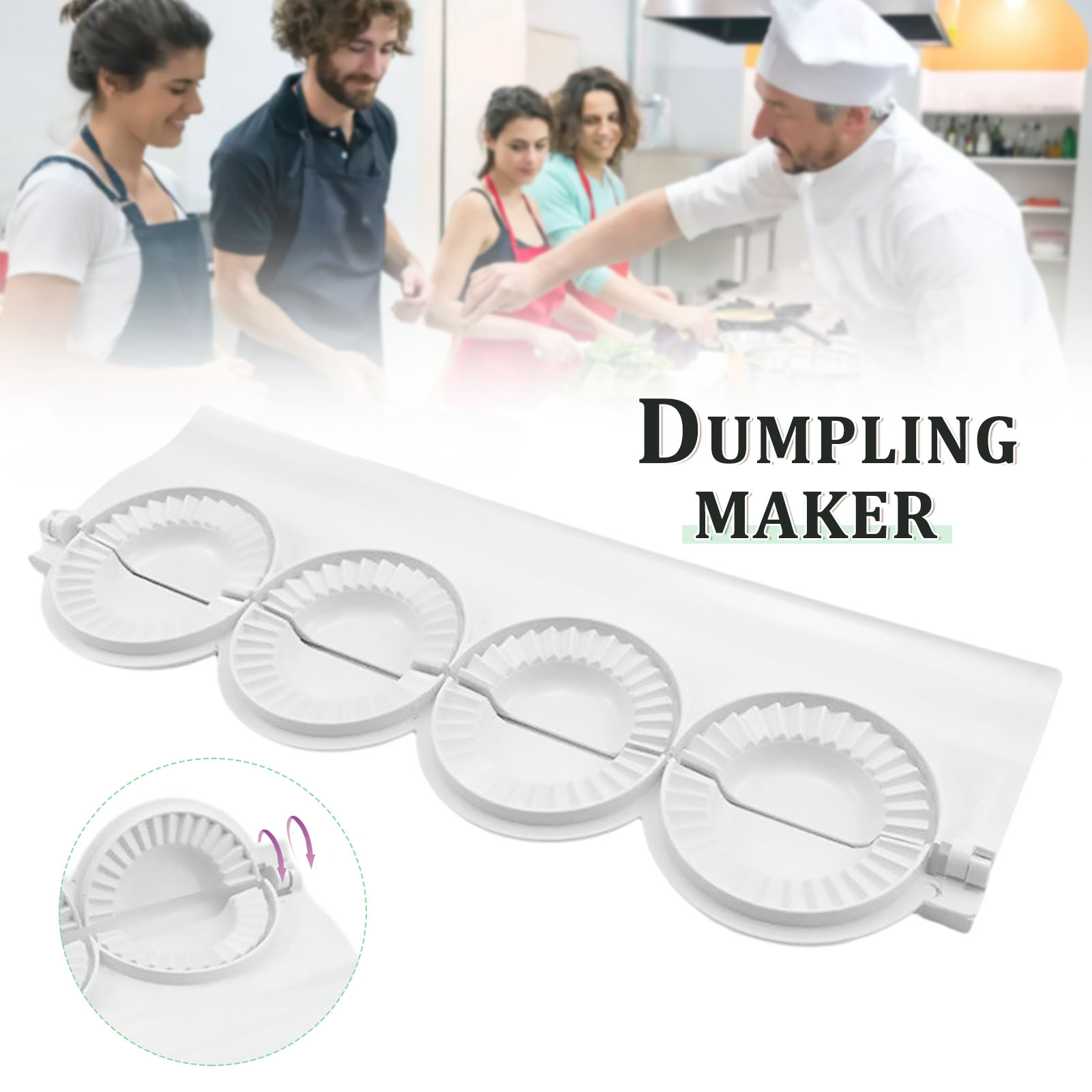 Kitchen Gadgets Deals - Große DIY Knödelform Teigpresse Knödelverpackungsform Empanada