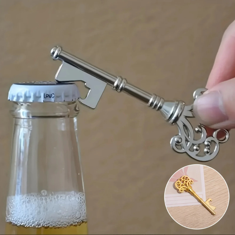 Kitchen Gadgets Vintage - 1 Stück Vintage Kronen-Schlüssel-förmiger Flaschenöffner Kreativer
