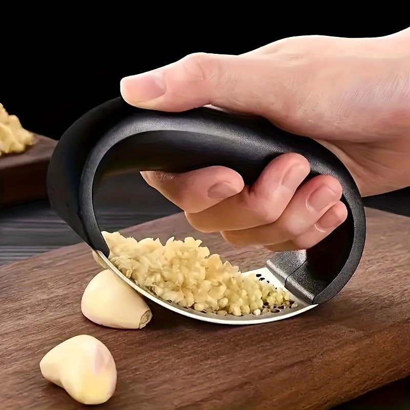 Kitchen Gadgets Garlic - Edelstahl-Knoblauchpresse, manueller Gemüseschneider, Obstzerkleinerer, einfach zu