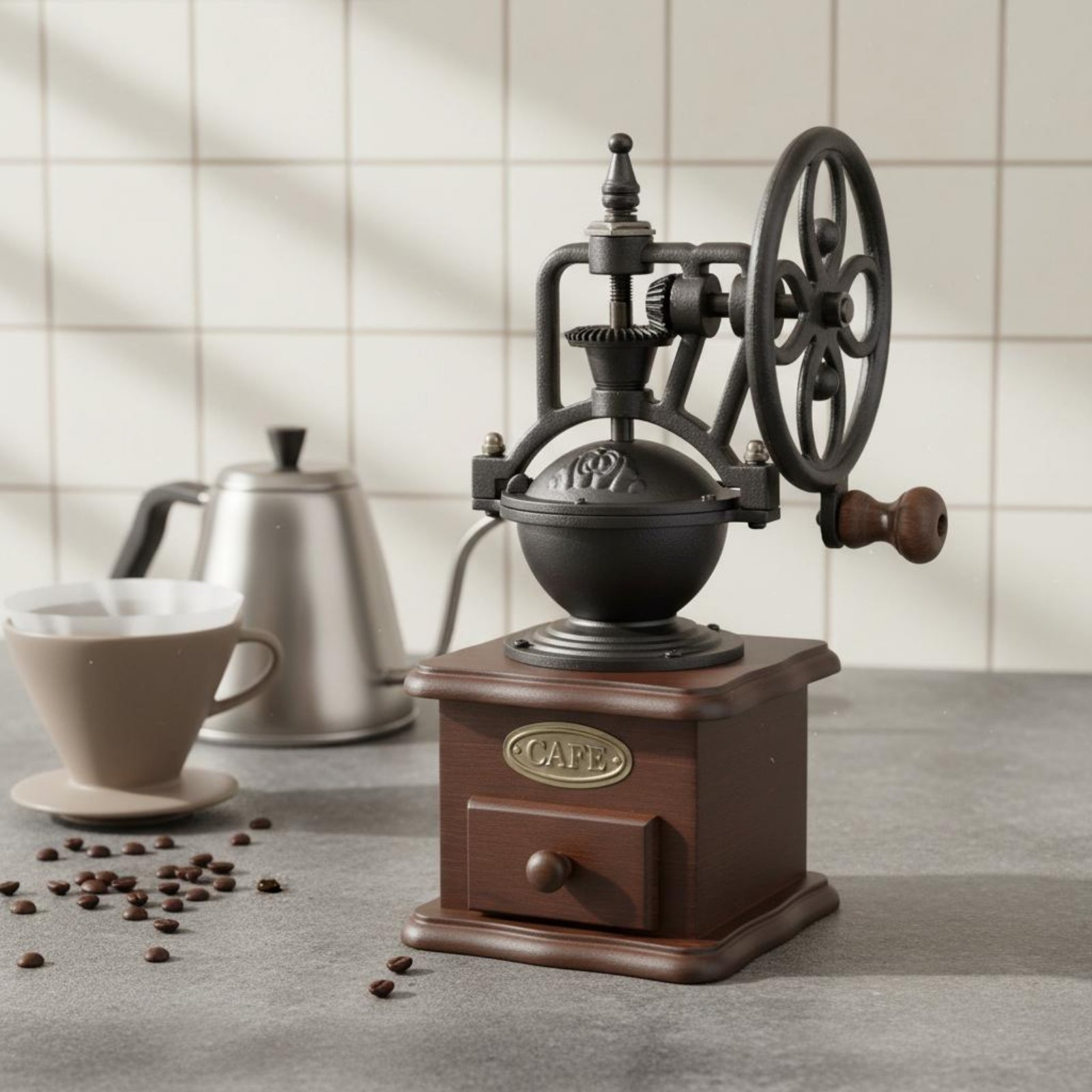 Manuelle Unterhaltungs-Kaffeem – Kitchen Gadgets Vintage Bewertung und Preis