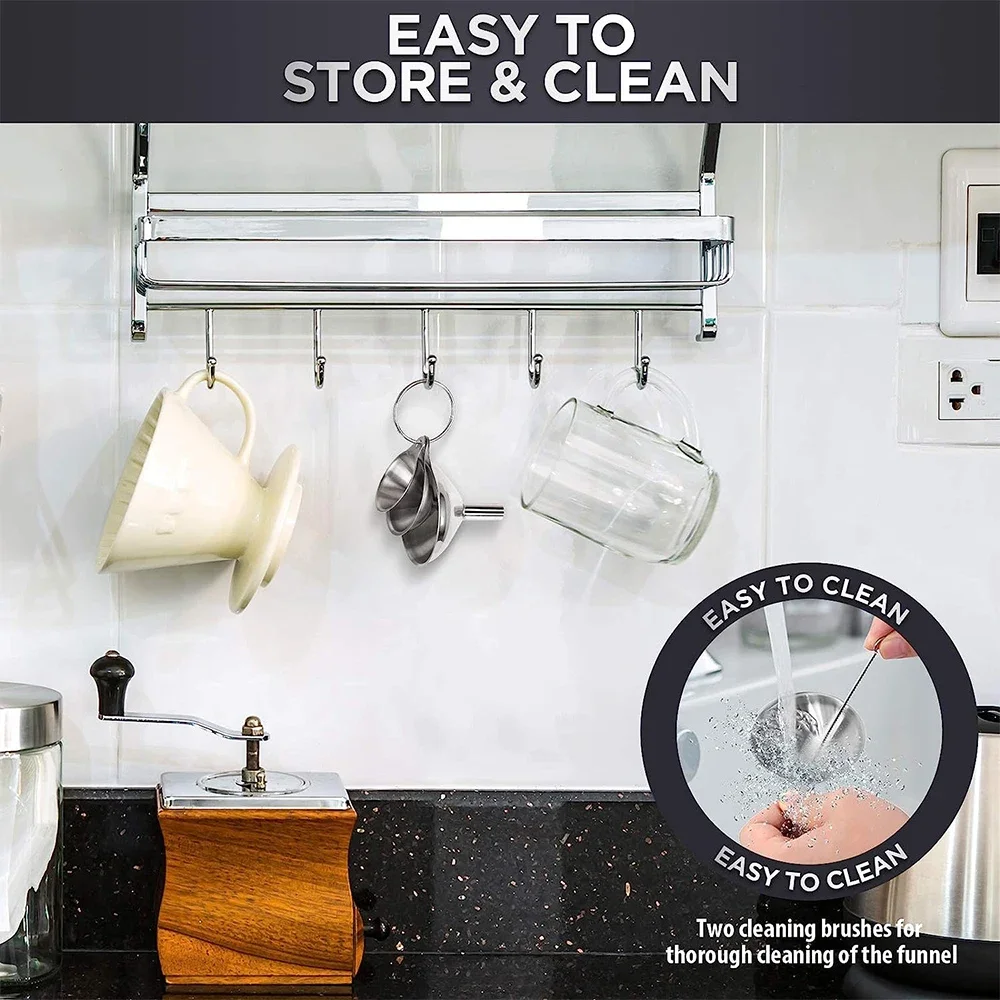 3-teiliges Küchentrichter-Set  – Kitchen Gadgets Deals Bewertung und Preis