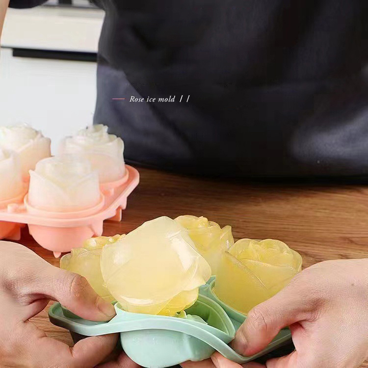 3D Rose Eis Formen 4 Löcher Ei – Kitchen Gadgets Deals Bewertung und Preis