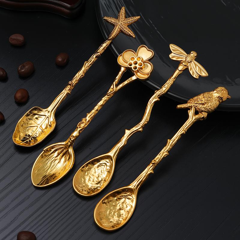 1Pc Metall Dessert Kaffee Löff – Kitchen Gadgets Vintage Bewertung und Preis