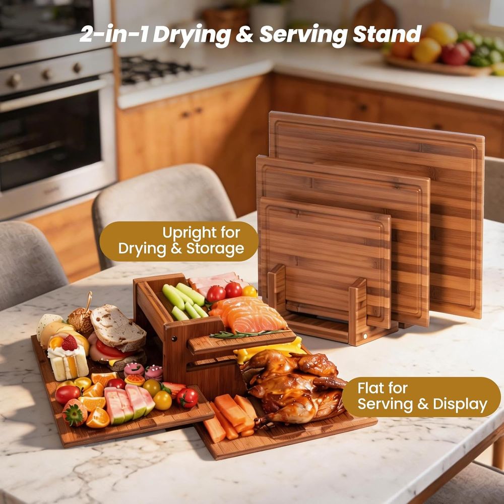 Dreiseitiges Bambus-Schneidebr – Bamboo Cutting Board Bewertung und Preis