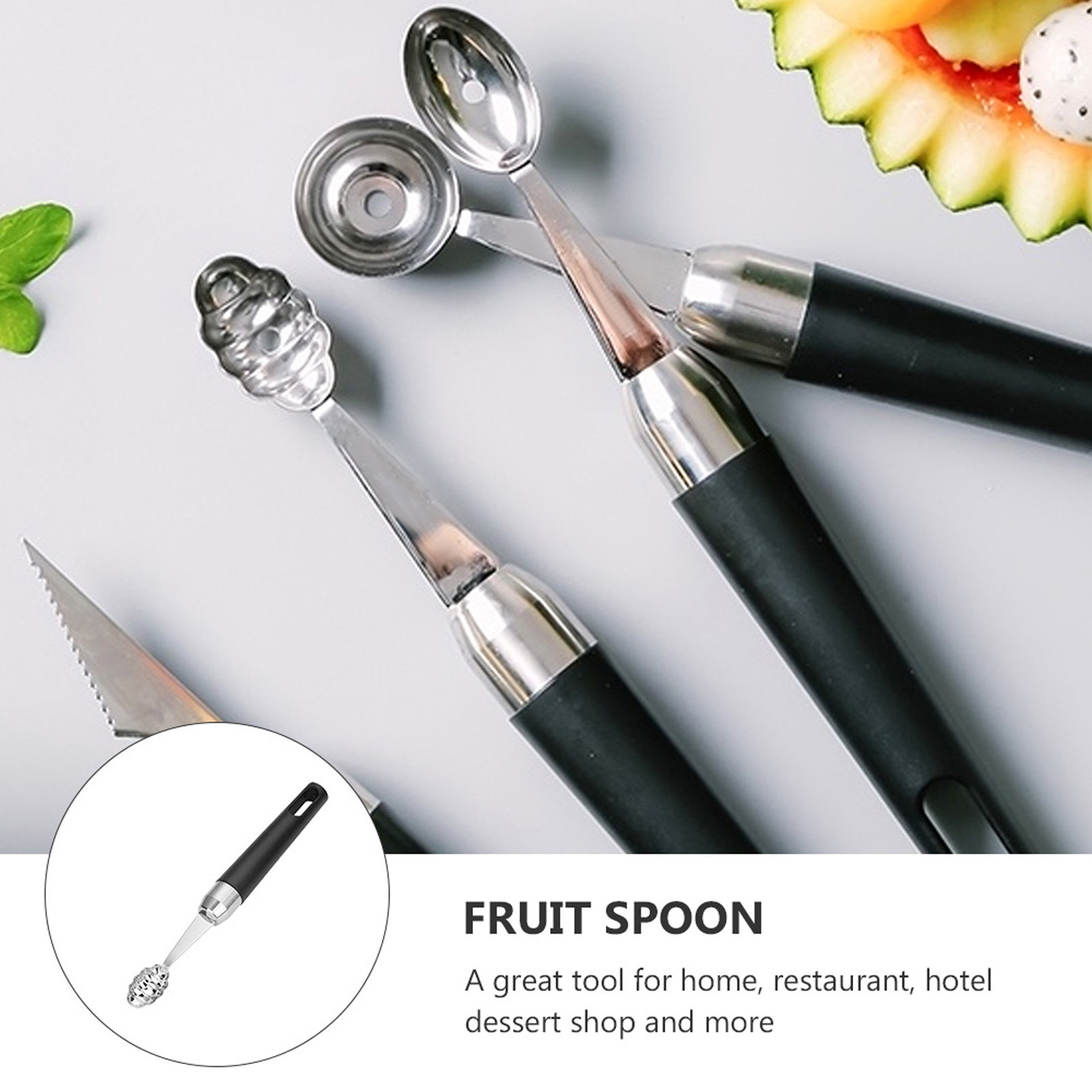 1 Stück Edelstahl-Obstlöffel,  – Kitchen Gadgets In Bewertung und Preis